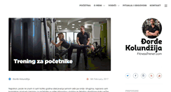 Desktop Screenshot of fitnesstrener.com
